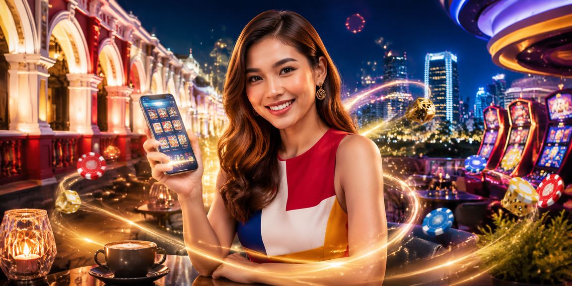Antara muka blackjack mudah alih 1060 pada telefon pintar pemain di Seremban